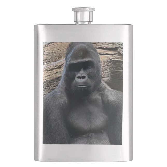 YOU BIG GORILLA  HIP FLASK (Front)