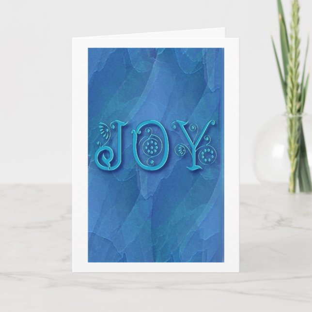 "YOU" BRING "JOY" WHEREVER YOU GO HOLIDAY CARD (Front)