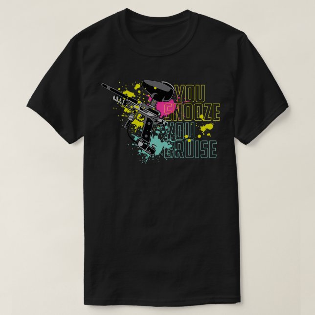 You Bruise Paintball Player Gift T-Shirt (Design Front)