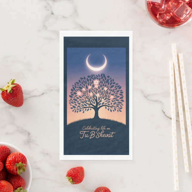 You B'Shevat: A Radius of Light Napkin (Insitu)