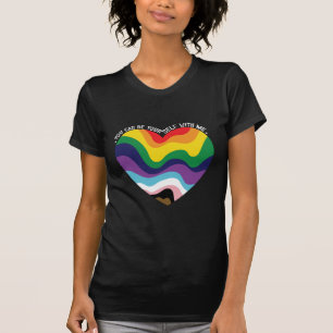 You Can Be Yourself With Me LGBT Transgender Gay T-Shirt