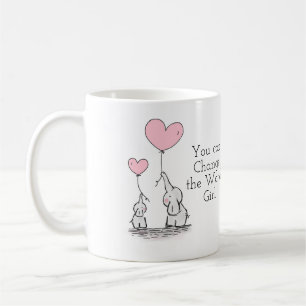 You Can Change The World Girl Coffee Mug