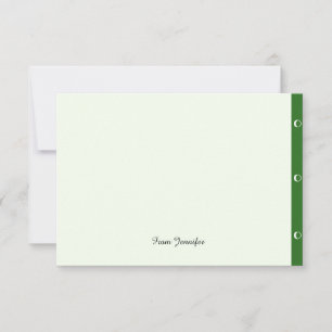 You can customise thank you card