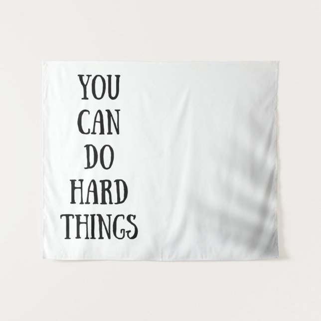 you can do hard things tapestry (Front (Horizontal))
