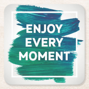 You Can Do It 2 Square Paper Coaster