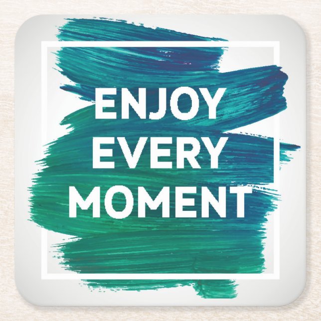 You Can Do It 2 Square Paper Coaster