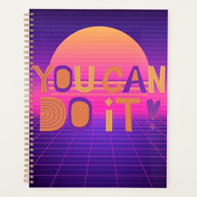 You Can Do It Inspirational Calendar Planner (Front)