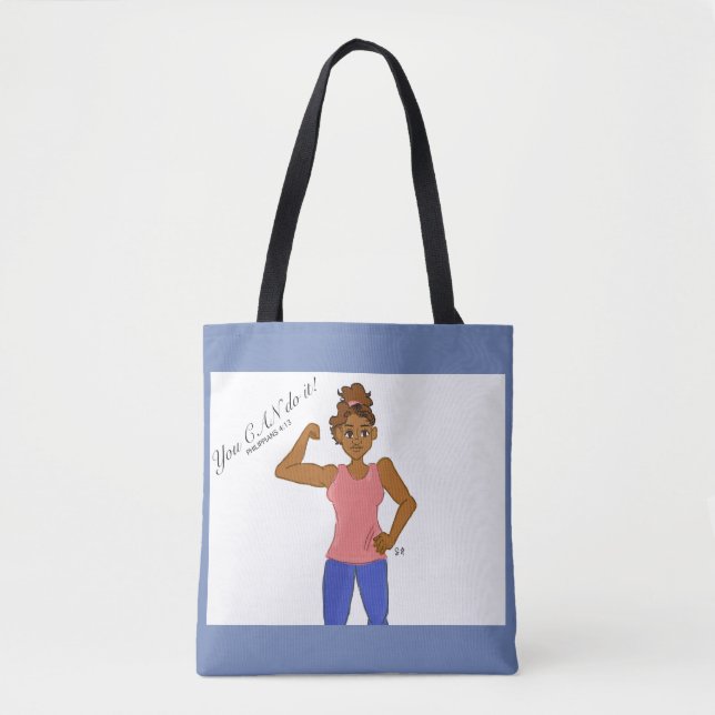 You Can Do It Tote Bag (Front)