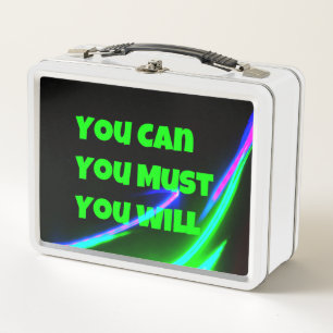 You Can Metal Lunch Box