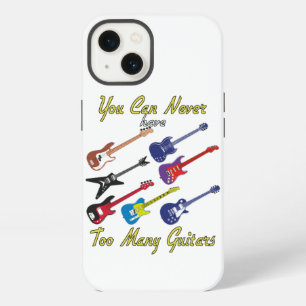 You Can Never Have Too Many Guitars - Colourful iPhone 13 Case