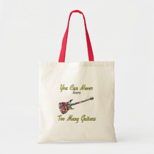 You Can Never Have Too Many Guitars - Colourful Tote Bag