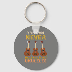 You can never have too many ukuleles player key ring