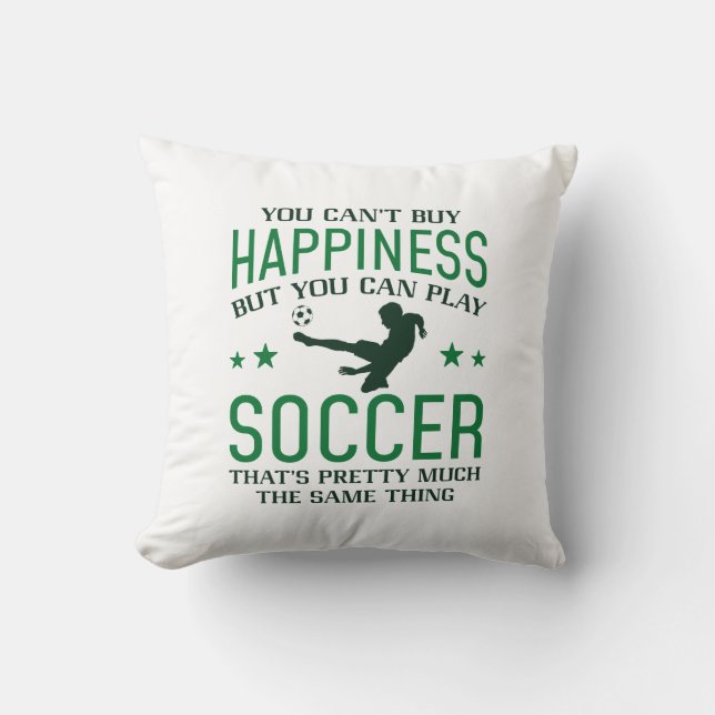 You Can Play Soccer Cushion (Front)