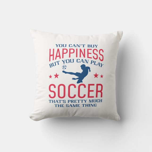 You Can Play Soccer Cushion (Front)