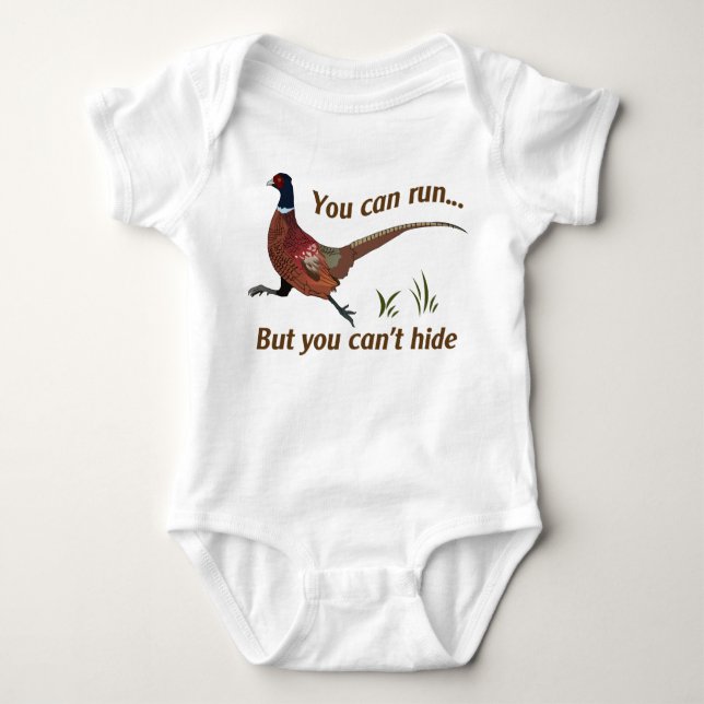 You Can Run Baby Bodysuit (Front)