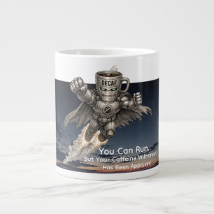 You Can Run. Your Caffeine Withdrawal Approved Large Coffee Mug