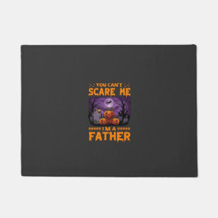 You Can Scare Me Father Halloween Pumpkins Graveya Doormat