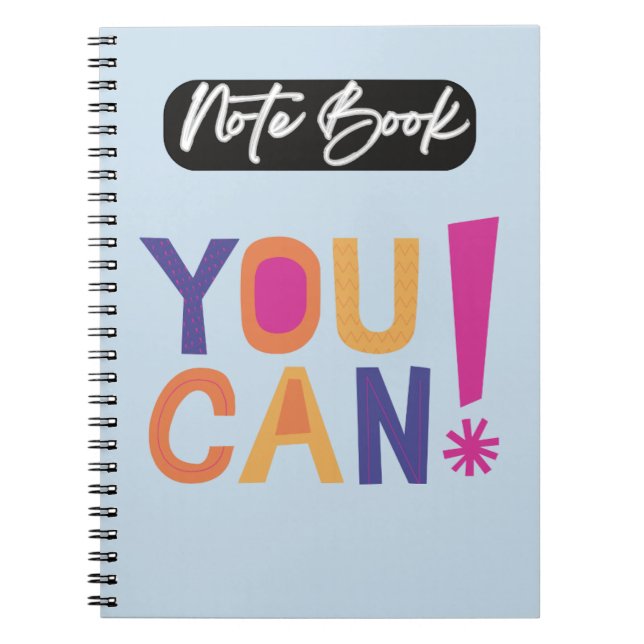 You Can Spiral Notebook - Empowering (Front)