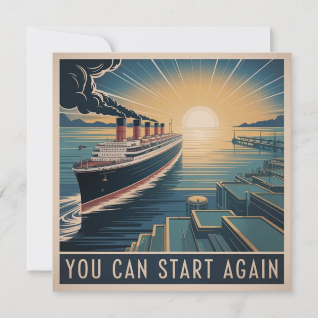 You Can Start Again Card (Front)
