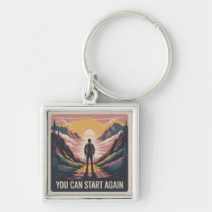 You Can Start Again Key Ring