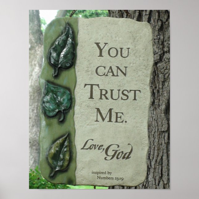 You Can Trust Me, Love God, Poster (Front)