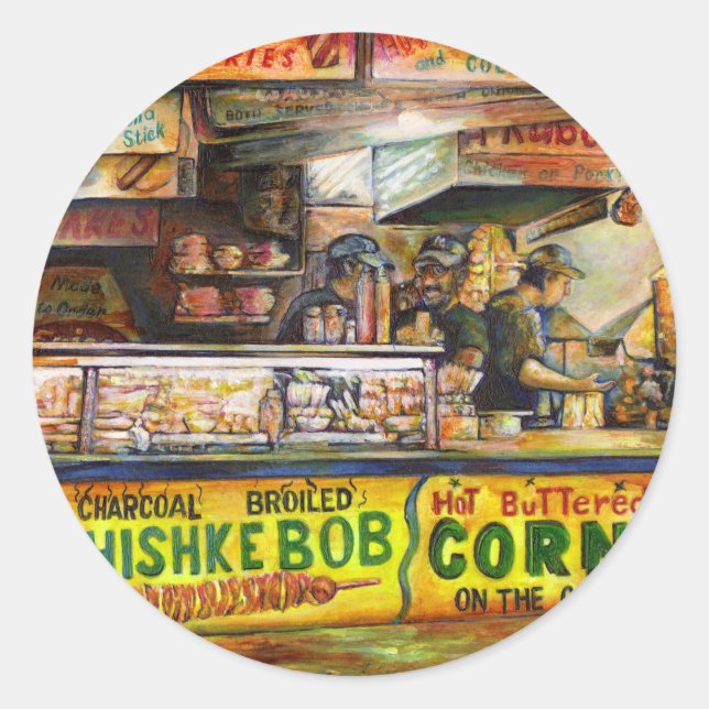 You Cannot Compete with That Classic Round Sticker (Front)