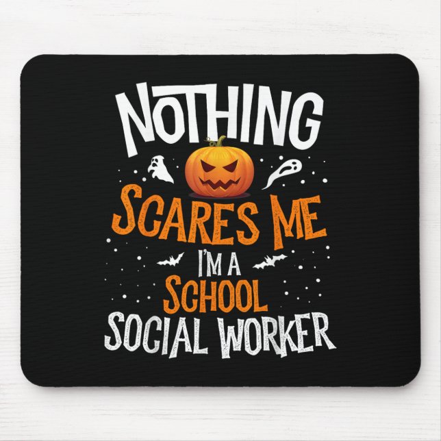 You Cannot E Me I'm A Middle School Social Worker  Mouse Pad (Front)