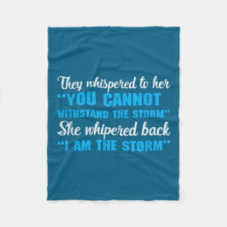 You Cannot Withstand The I Am The Tee Graphic Fleece Blanket
