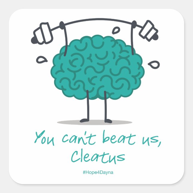 You Can't Beat Us, Cleatus - Sticker (Front)