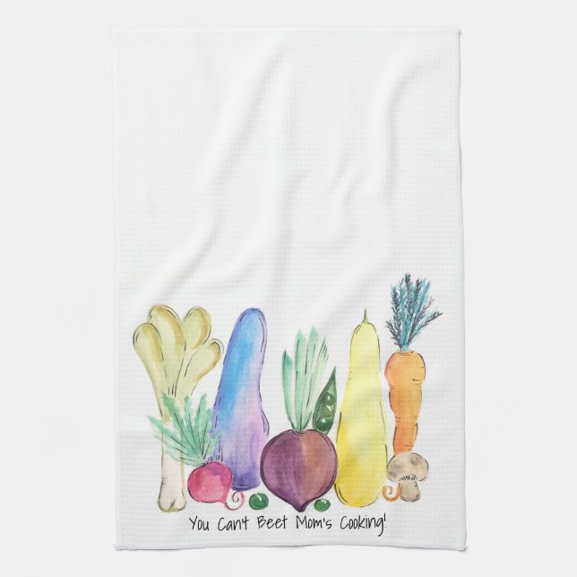 You Can't Beet Mum's Cooking Dish Towel (Vertical)