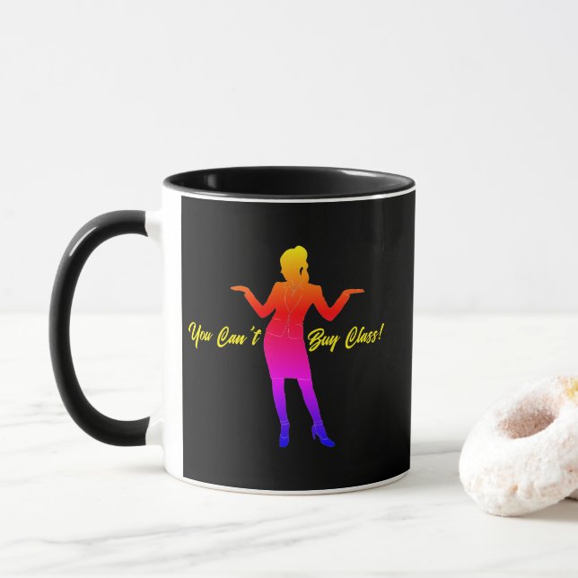 " You Can't Buy Class!" Mug (With Donut)
