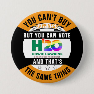 You can't buy happiness 7.5 cm round badge