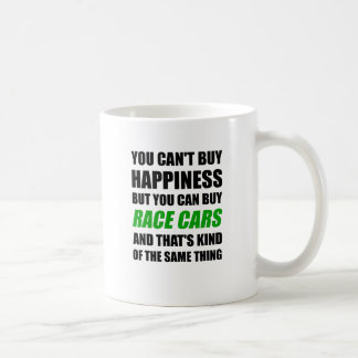 You Can't Buy Happiness But You Can Buy Race Cars Coffee Mug