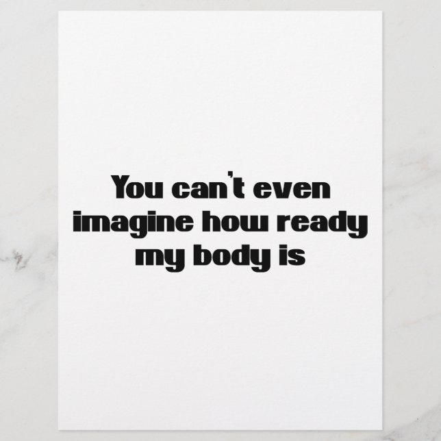 You Can't Even Imagine (Front)