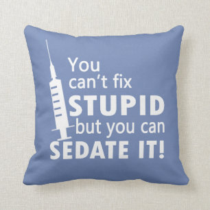 You Can't Fix Stupid Cushion