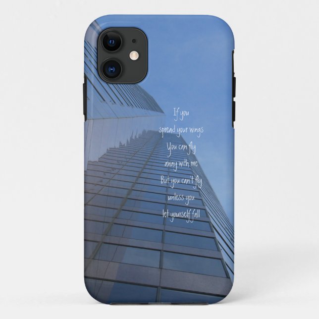 You can't fly unless you let yourself fall, iPhone Case-Mate iPhone Case (Back)