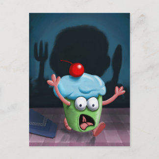 You Can't Hide From The Muffin Man Postcard