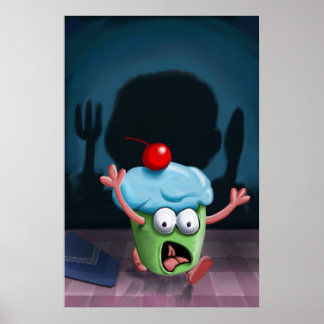 You Can't Hide From The Muffin Man Print