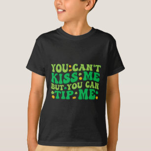 You Can't Kiss But Can Tip Me Retro Waitress St Pa T-Shirt