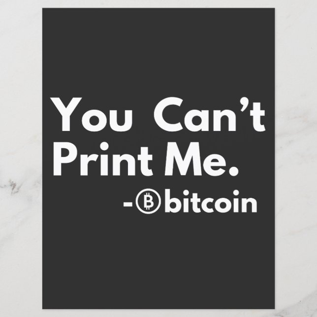you cant PRINT me (Front)