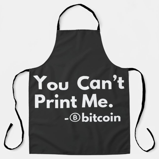 you cant PRINT me Apron (Front)