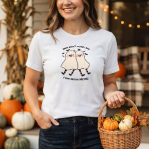 you can't scare i am Twins Mum Halloween Tri-Blend Shirt