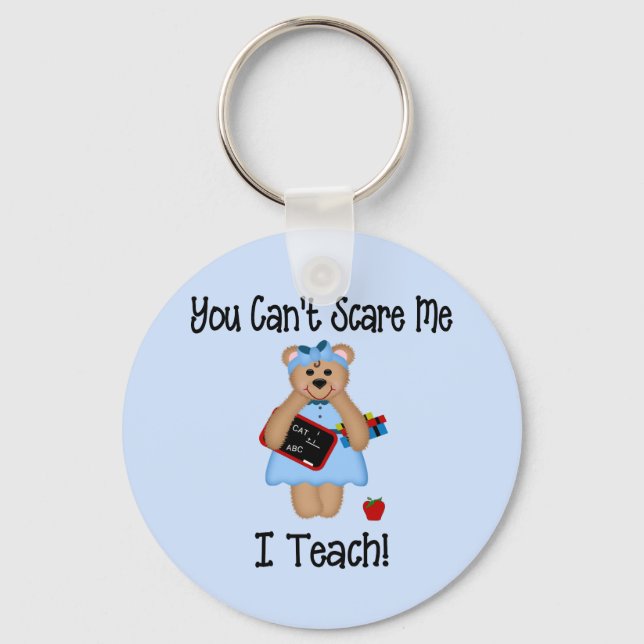 You Can't Scare Me Key Ring (Front)