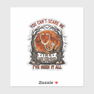 You Cant Scare Me Nurse Halloween Stethoscope Oran