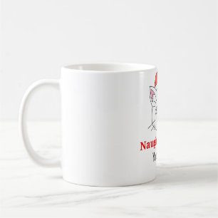 You Choose Kitty Cat Naughty or Nice Coffee Mug