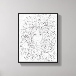 You Colour Me Pretty Premium Wrapped Canvas (Gloss