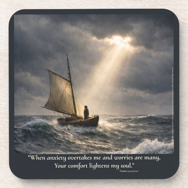 You Comfort My Soul Coaster (Front)