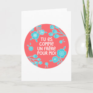 You comme un frère pour moi card