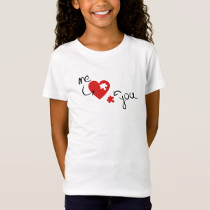 You Complete Me – Puzzle Heart Love Symbol T-Shirt