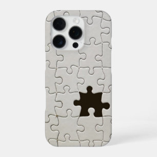You Complete Me Romantic Black and White Jigsaw iPhone 16 Pro Case